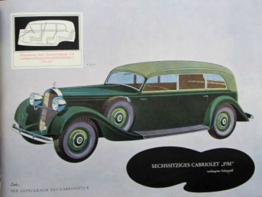 Mercedes-Benz 290 Modelprogram 1938 Carbrochure (1722)